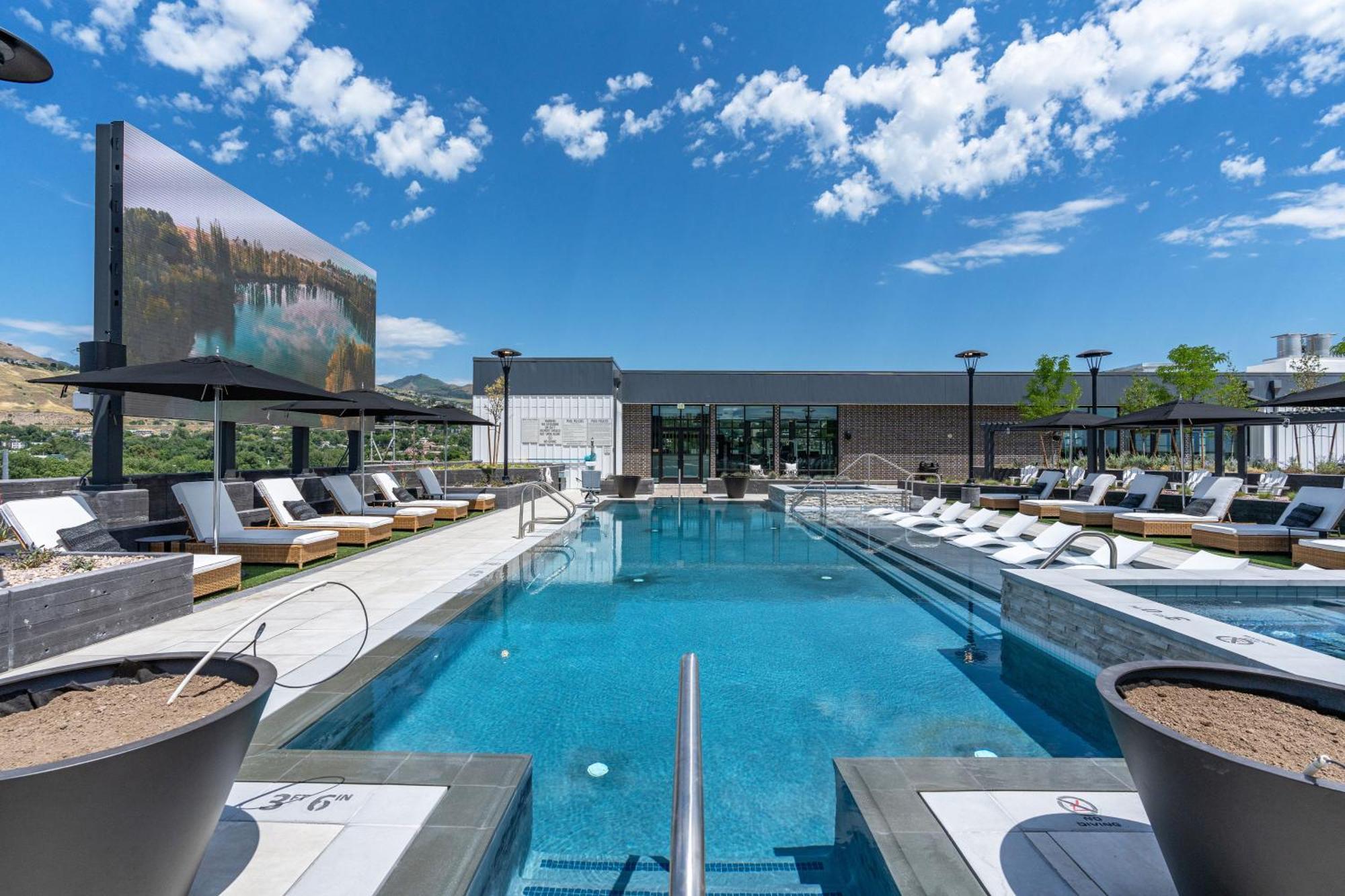 Ferienwohnung Outstanding Amenities-New Complex- Downtown Luxury Salt Lake City Exterior foto